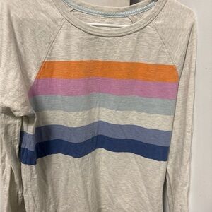 Southern Tide Colorful Striped Long Sleeve Tee